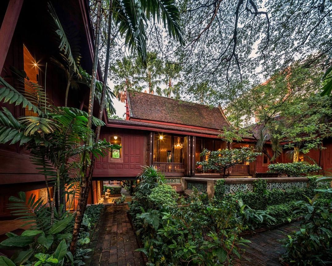Jim Thompson House 的柚木建築與庭園